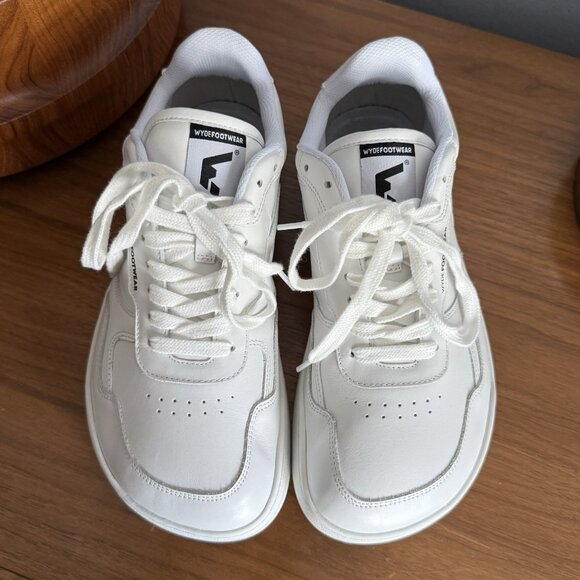 Wyde Footwear Nova White Sneakers EU 42 / US 8.5 Wide Toe Box Barefoot - Picture 3 of 9
